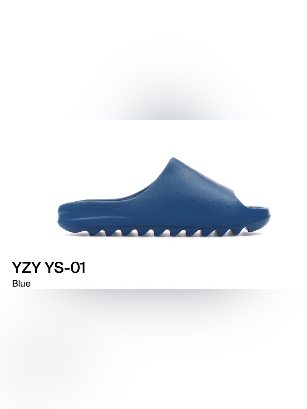 YS-01 Blue Slide Sandals US 10 NWT